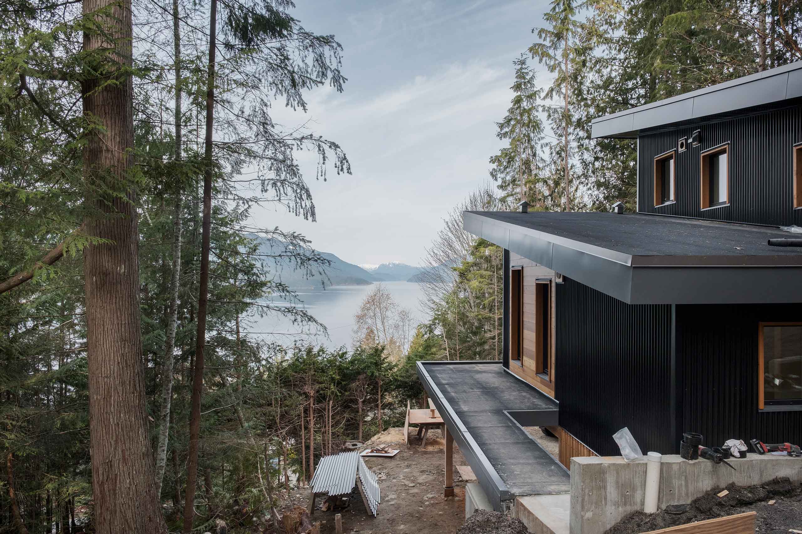 house with view of ocean