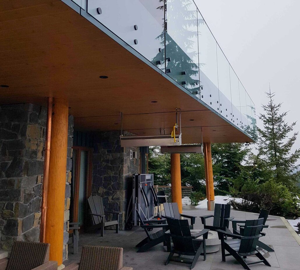 Beautiful deck in whistler