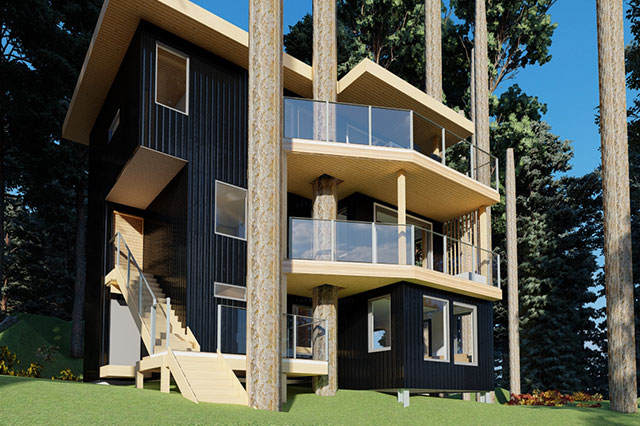 the treehouse before and after slider - render