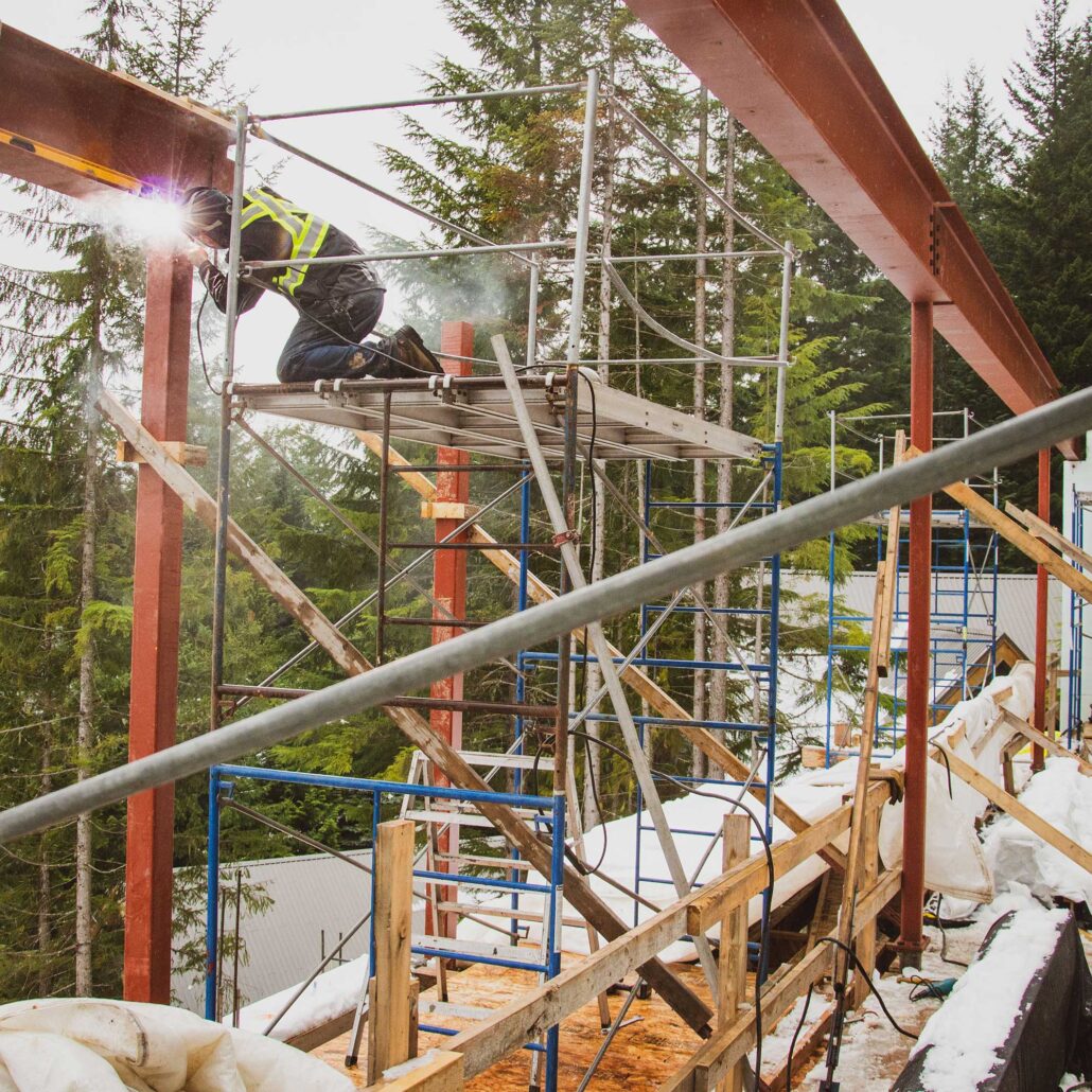 men at work building drifter way