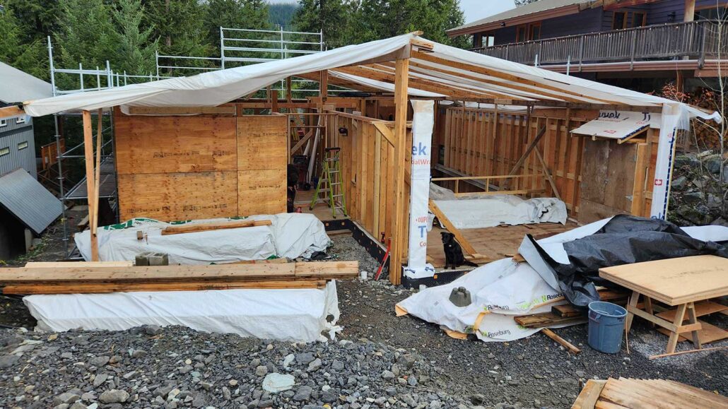 Construction in Whistler